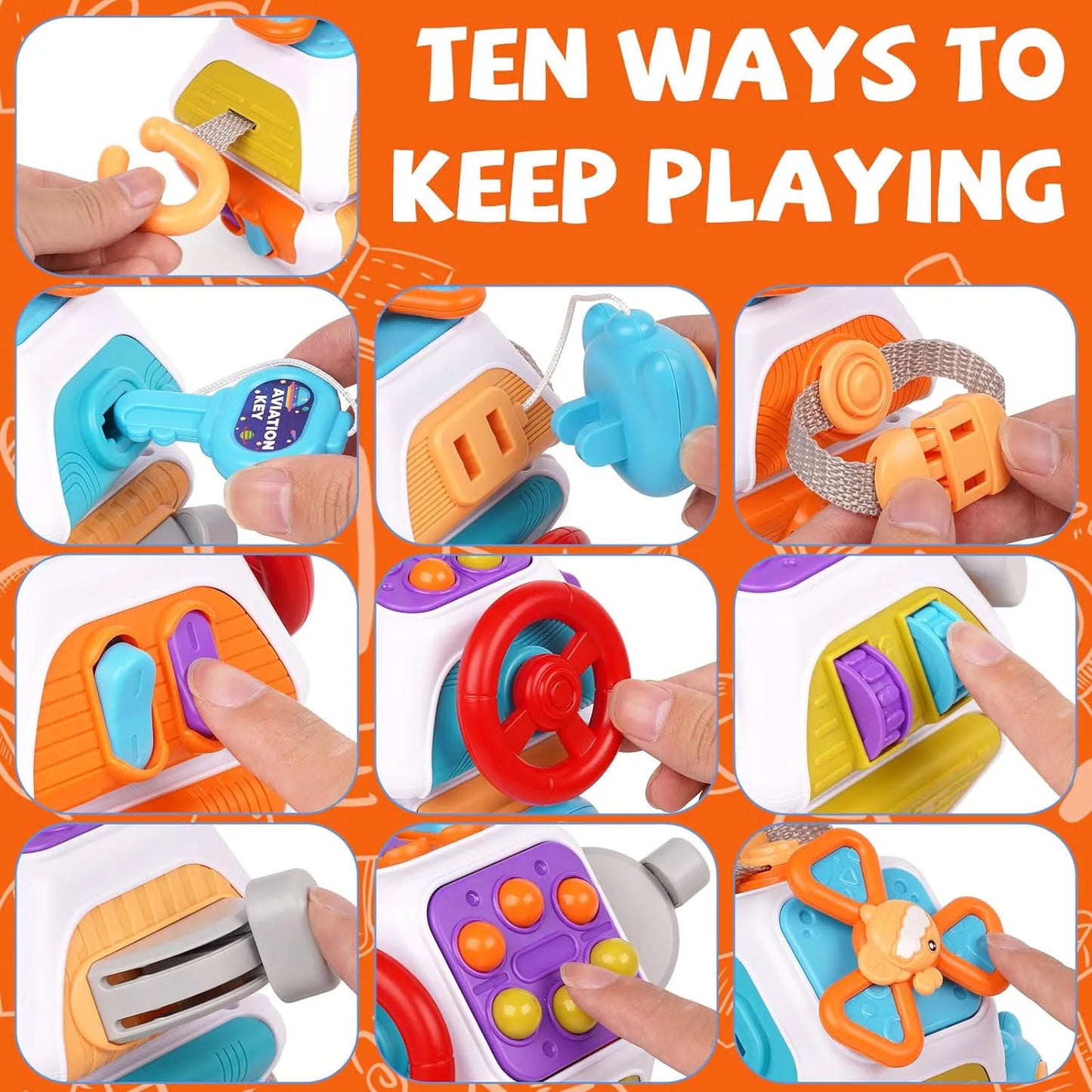 Montessori Sensory Activity Toy – Cube™